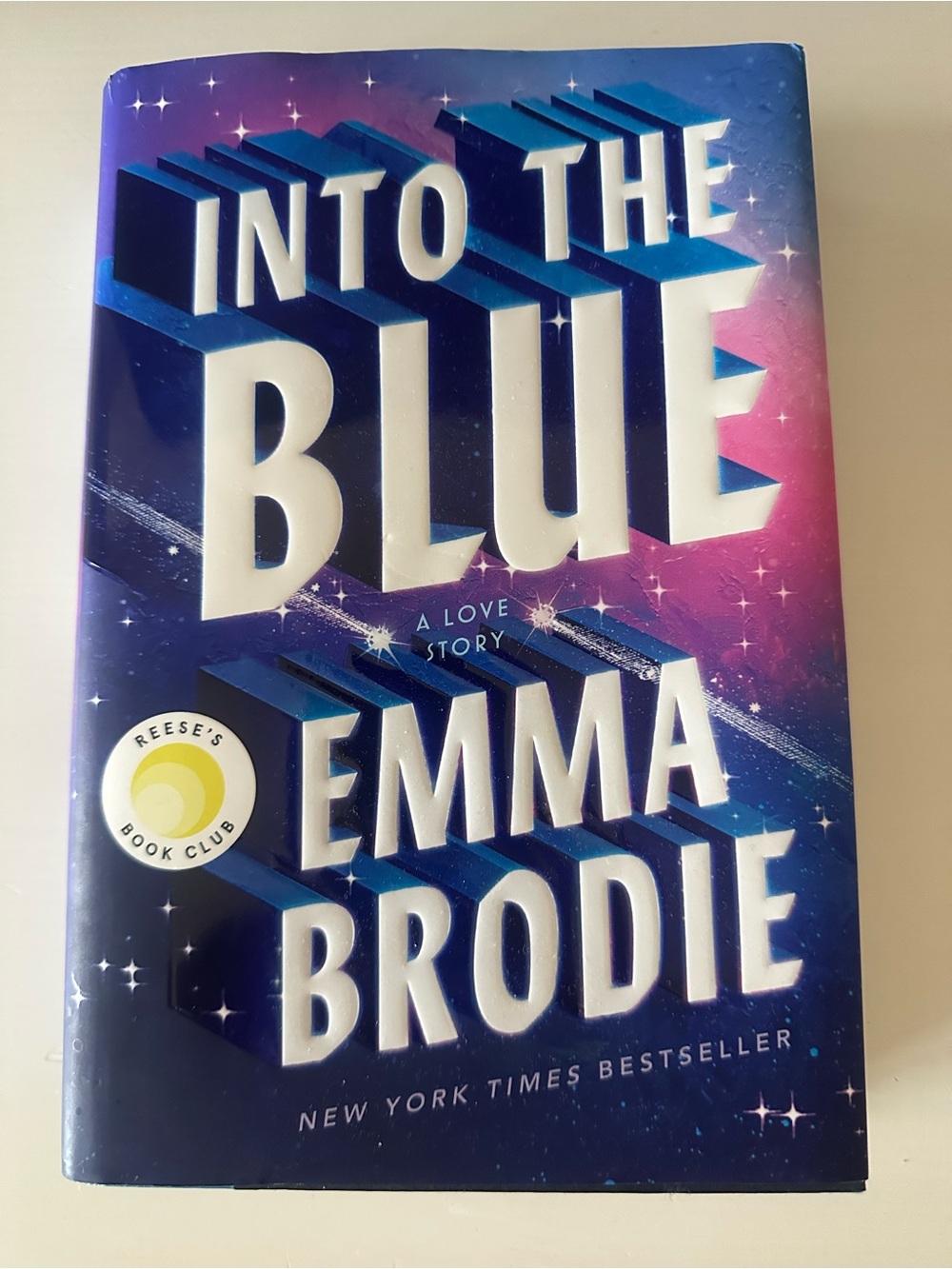 Emma Brodie Into the Blue Hardcover Book - Blue/Purple Cover